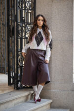 CULOTTE BORDEAUX EM ECOPELE PONTO CHIC - Image 5