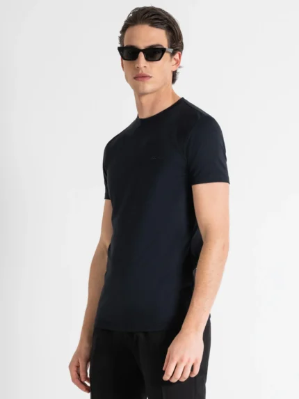 T-SHIRT SLIM FIT AZUL MARINHO ANTONY MORATO
