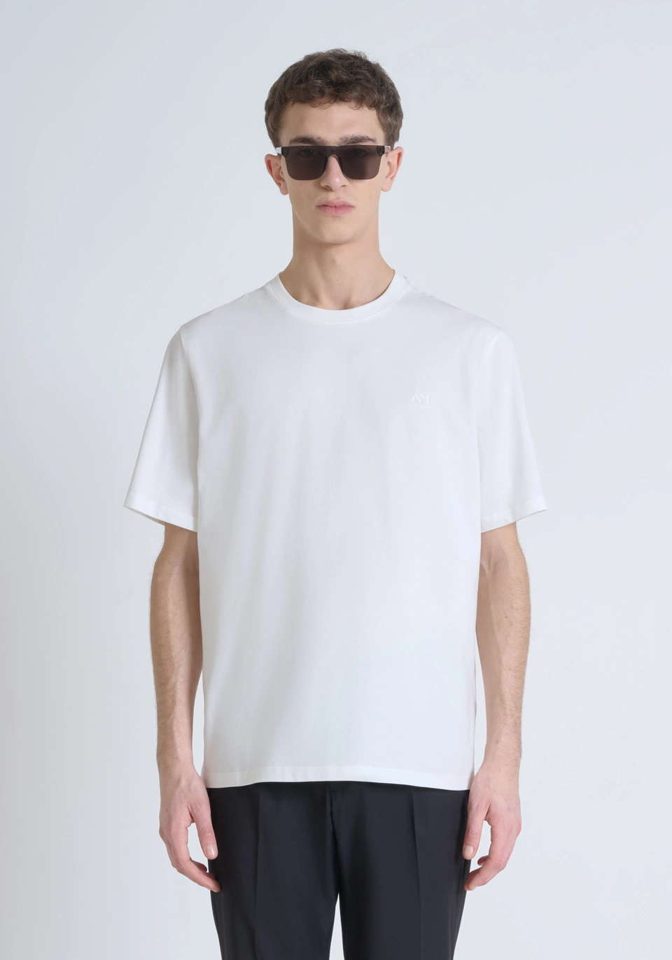 MMKS02524-FA100240-1011_01 T-SHIRT RELAXED FIT BRANCA ANTONY MORATO - Image 1