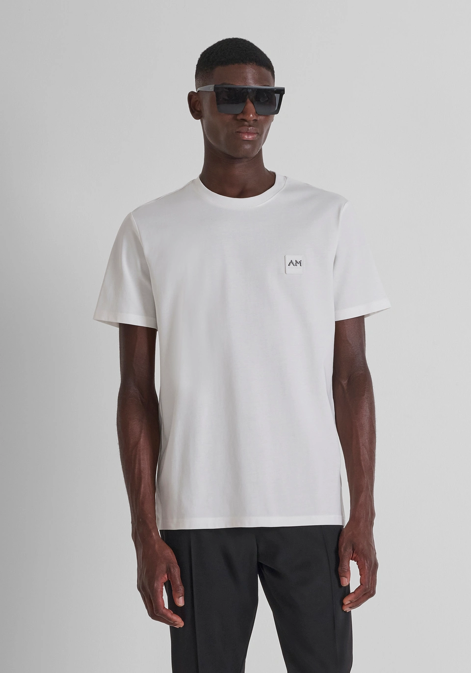 MMKS02579-FA100258-1011_01 T-SHIRT REGULAR FIT BRANCA ANTONY MORATO - Image 1