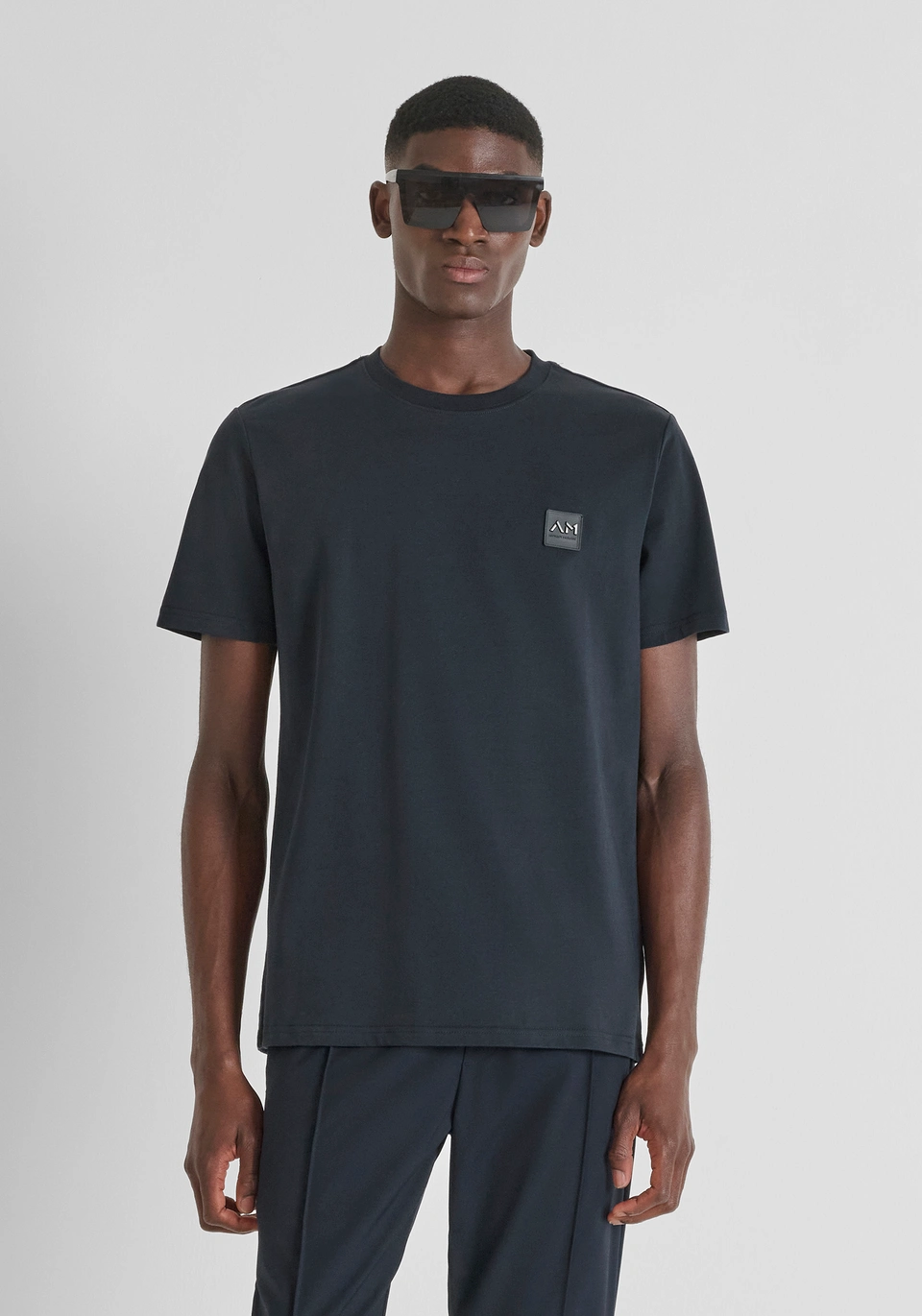 MMKS02579-FA100258-7139_01 T-SHIRT REGULAR FIT AZUL MARINHO ANTONY MORATO - Image 1