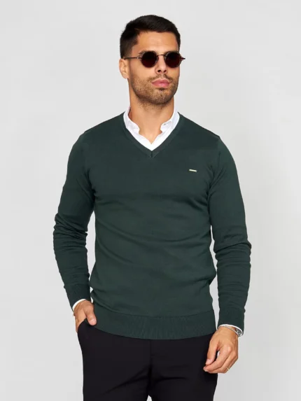 CAMISOLA TRICOT DECOTE V VERDE ZOLF