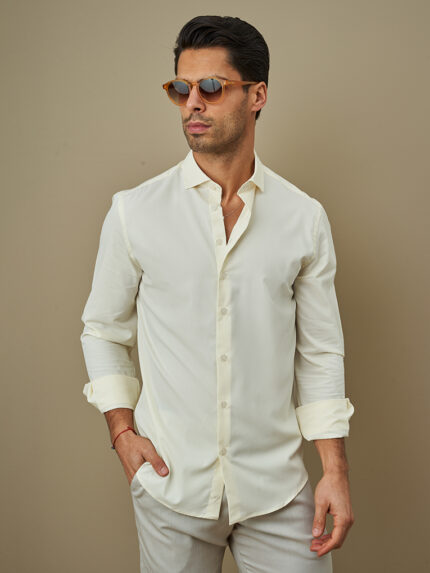 CAMISA RELAXED FIT CREME ZOLF