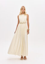 VESTIDO COMPRIDO COM APLICAÇÕES DOURADAS LANÇA PERFUME - Image 7