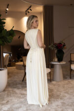 VESTIDO COMPRIDO COM APLICAÇÕES DOURADAS LANÇA PERFUME - Image 3