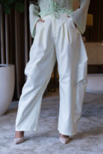CALÇA CREME BAGGY PONTO CHIC - Image 4