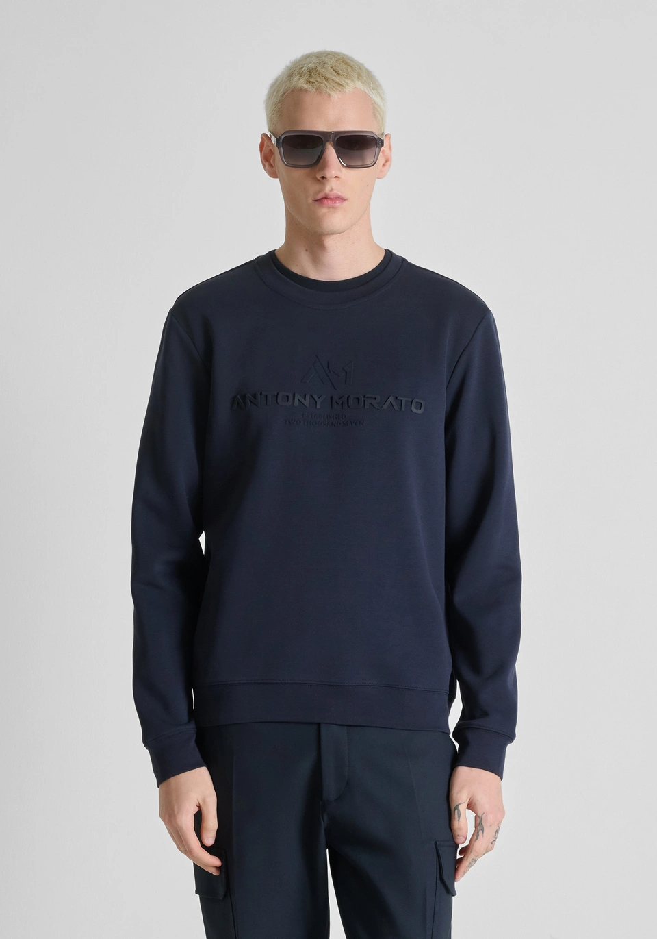 MMFL01133-FA150178-7139_02 CAMISOLA AZUL MARINHO ANTONY MORATO - Image 1
