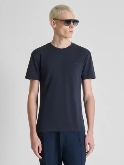 T SHIRT AZUL SUPER SLIM FIT ANTONY MORATO