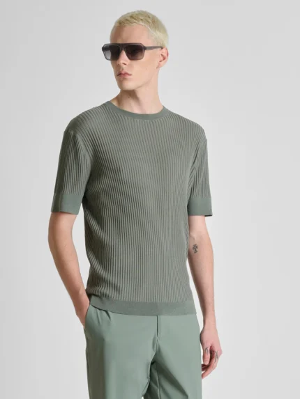 T-SHIRT VERDE MILITAR CANELADA ANTONY MORATO