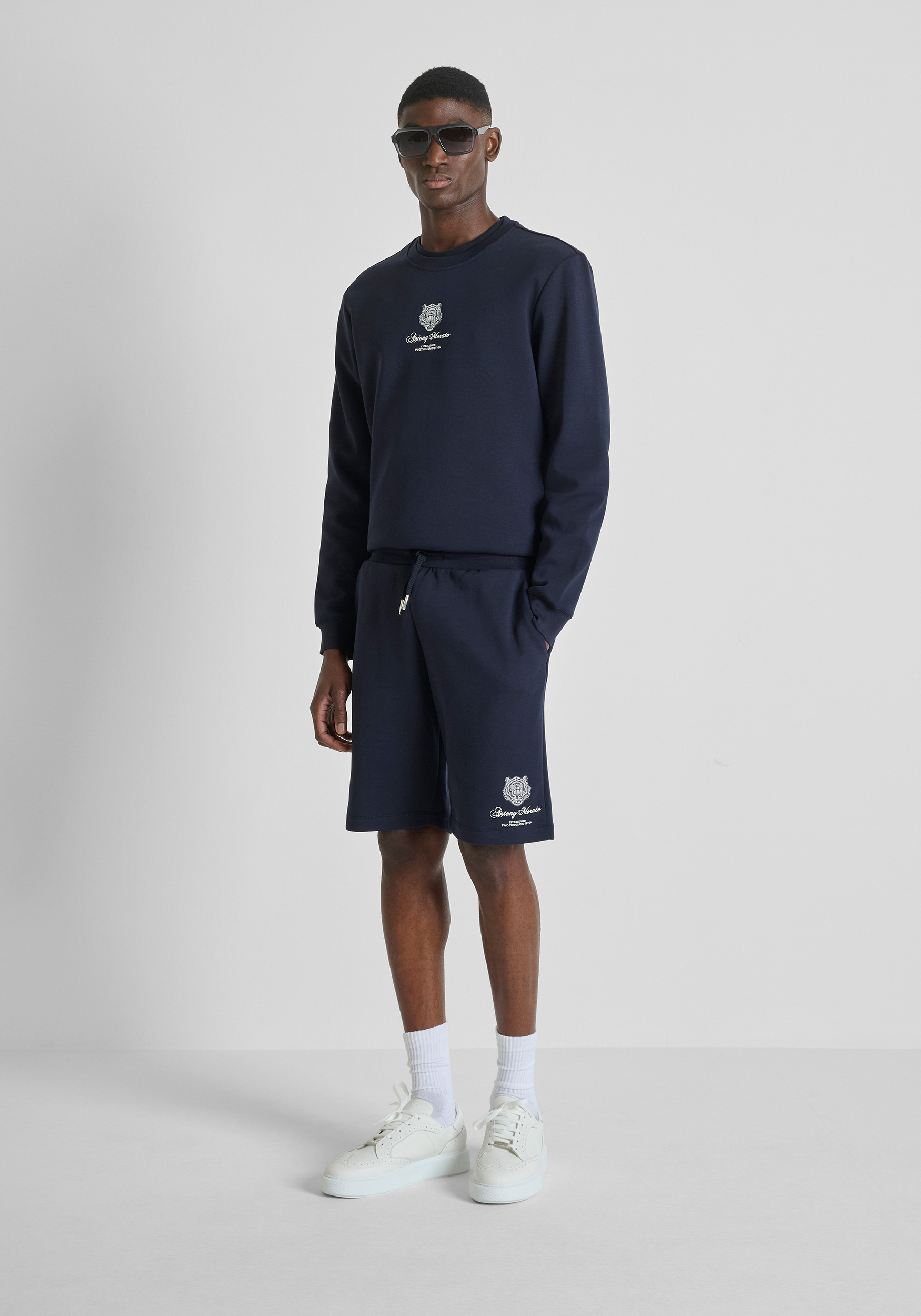 SBL_31 SWEATSHIRT AZUL COM LOGÓTIPO ANTONY MORATO - Image 1