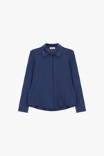 CAMISA AZUL EM MALHA FLUIDA DIXIE - Image 3