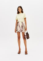 SAIA MINI ESTAMPADA ROSA E AMARELO LANÇA PERFUME - Image 3
