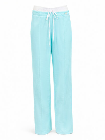CALÇA AZUL COM ENCAIXE SAHOCO