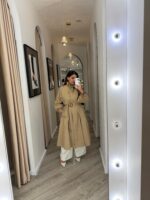 TRENCH COAT BEGE COM CINTO PONTO CHIC - Image 2