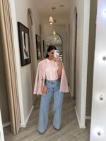 CAMISA ROSA COM MANGA VOLUMOSA PONTO CHIC - Image 4