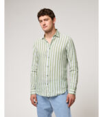 CAMISA VERDE ÀS RISCAS GIANNI LUPO