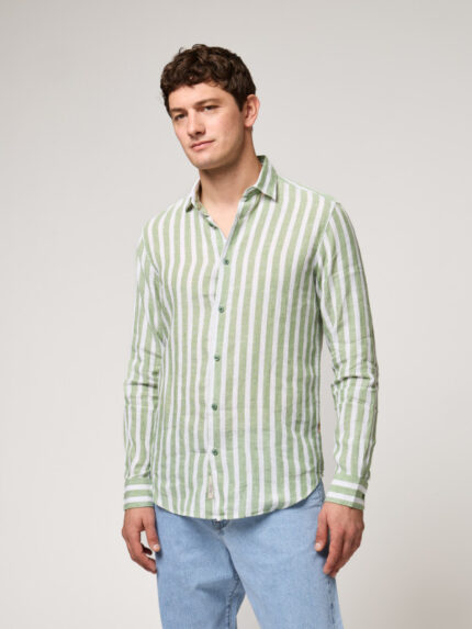 CAMISA VERDE ÀS RISCAS GIANNI LUPO