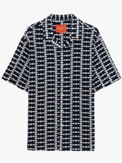 CAMISA AZUL MARINHO BORDADO INLÊS GIANNI LUPO