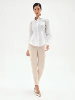 CAMISA BRANCA COM PREGAS RINASCIMENTO - Image 4