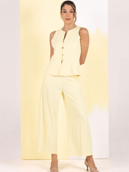 CULOTTE AMARELO COM CORRENTE NA CINTURA FERRACHE