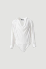 BODY BRANCO COM DECOTE DRAPEADO FERRACHE - Image 3
