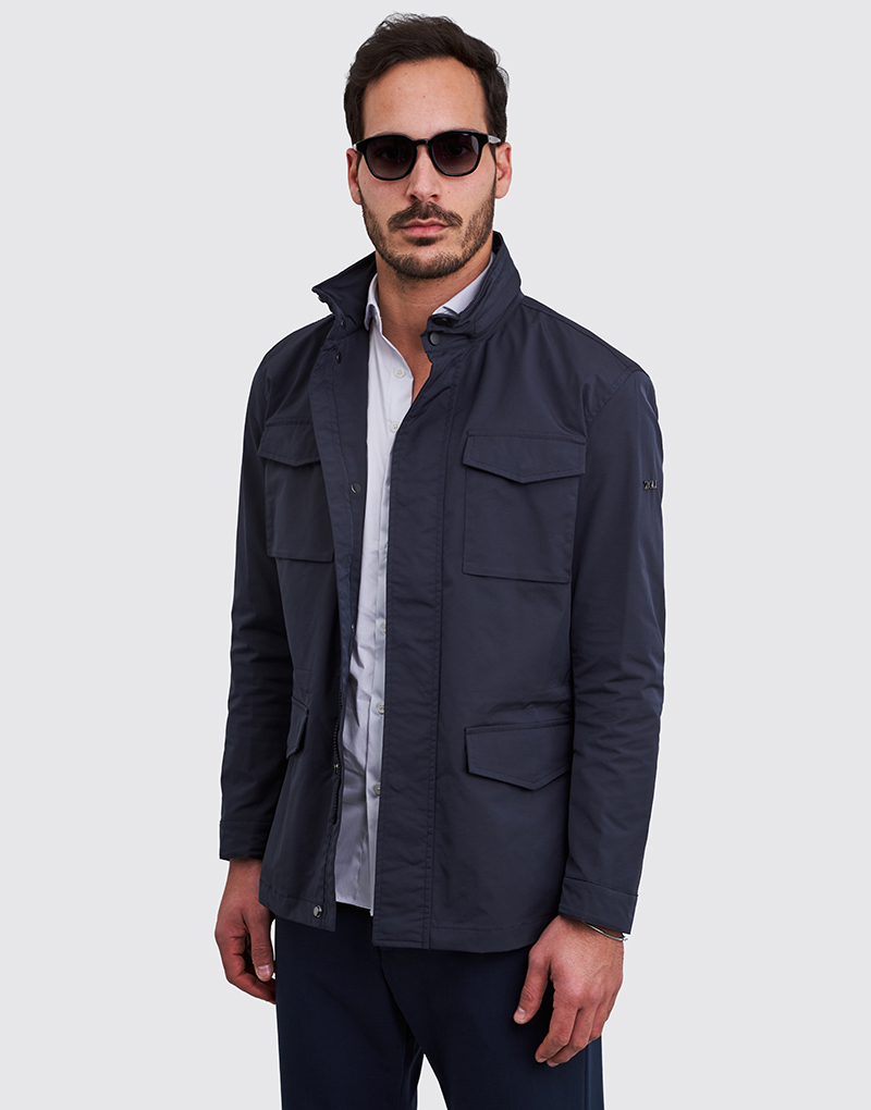 254518000_azul_0156 PARKA TÉCNICA LEVE COM BOLSOS AZUL ZOLF - Image 1