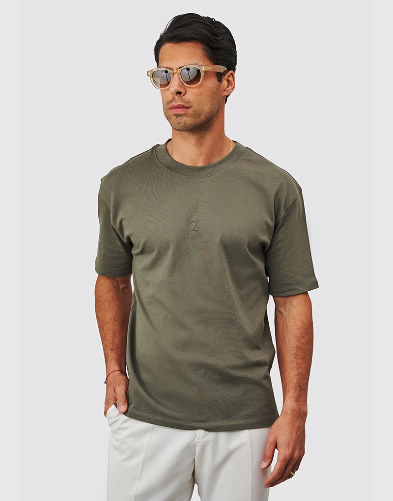 262503003_T-shirt-Oversize-Z_verde-militar T-SHIRT OVERSIZE Z VERDE MILITAR ZOLF - Image 1