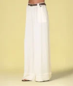 CALÇA CRU FLUIDA COM CINTO RUGA - Image 5