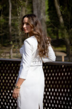 VESTIDO BRANCO COM VIVOS EM CONTRASTANTE PONTO CHIC - Image 5