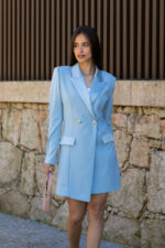 VESTIDO BLAZER AZUL CÉU IMPERIAL