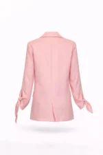 BLAZER ROSA ESTRUTURADO COM LAÇO NAS MANGAS SAHOCO - Image 6