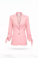 BLAZER ROSA ESTRUTURADO COM LAÇO NAS MANGAS SAHOCO - Image 5