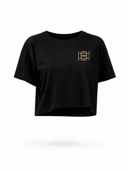 T-SHIRT PRETA COM LOGÓTIPO SAHOCO