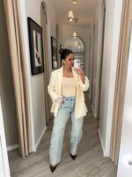 TOP BEGE COM DETALHE DOURADO PONTO CHIC - Image 5