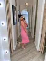 VESTIDO MIDI ROSA RINASCIMENTO - Image 4