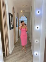 VESTIDO MIDI ROSA RINASCIMENTO - Image 2