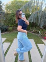 CAMISOLA DE MALHA AZUL MARINHO COM BOTÕES DOURADOS PONTO CHIC - Image 2