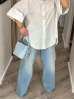 CAMISA BRANCA COM BOTÕES FORRADOS PONTO CHIC - Image 3