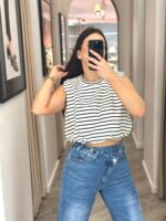 CALÇA DE GANGA WIDE LEG COM APLICAÇÃO ESTRELA NO BOLSO TRASEIRO PONTO CHIC - Image 2