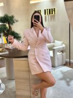 VESTIDO BLAZER ROSA ESTRUTURADO DIXIE - Image 2