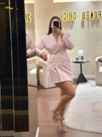 VESTIDO BLAZER ROSA ESTRUTURADO DIXIE - Image 4
