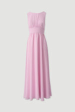 VESTIDO COMPRIDO ROSA COM ECHARPE FERRACHE - Image 5