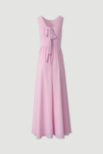 VESTIDO COMPRIDO ROSA COM ECHARPE FERRACHE - Image 6