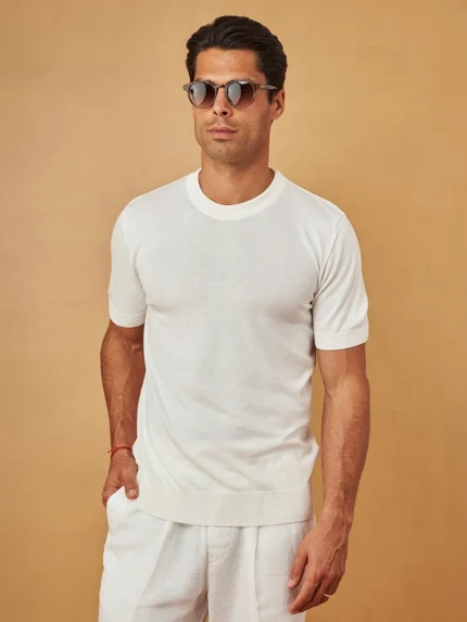 T-SHIRT TRICOT LISA BRANCA ZOLF