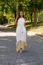 VESTIDO CRU FOLHO CONTRASTE LANÇA PERFUME - Image 2