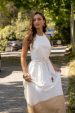 VESTIDO CRU FOLHO CONTRASTE LANÇA PERFUME - Image 5