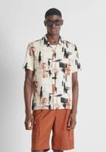 CAMISA BEGE ESTAMPADA EM LINHO ANTONY MORATO - Image 2