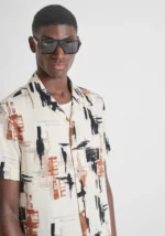 CAMISA BEGE ESTAMPADA EM LINHO ANTONY MORATO - Image 4
