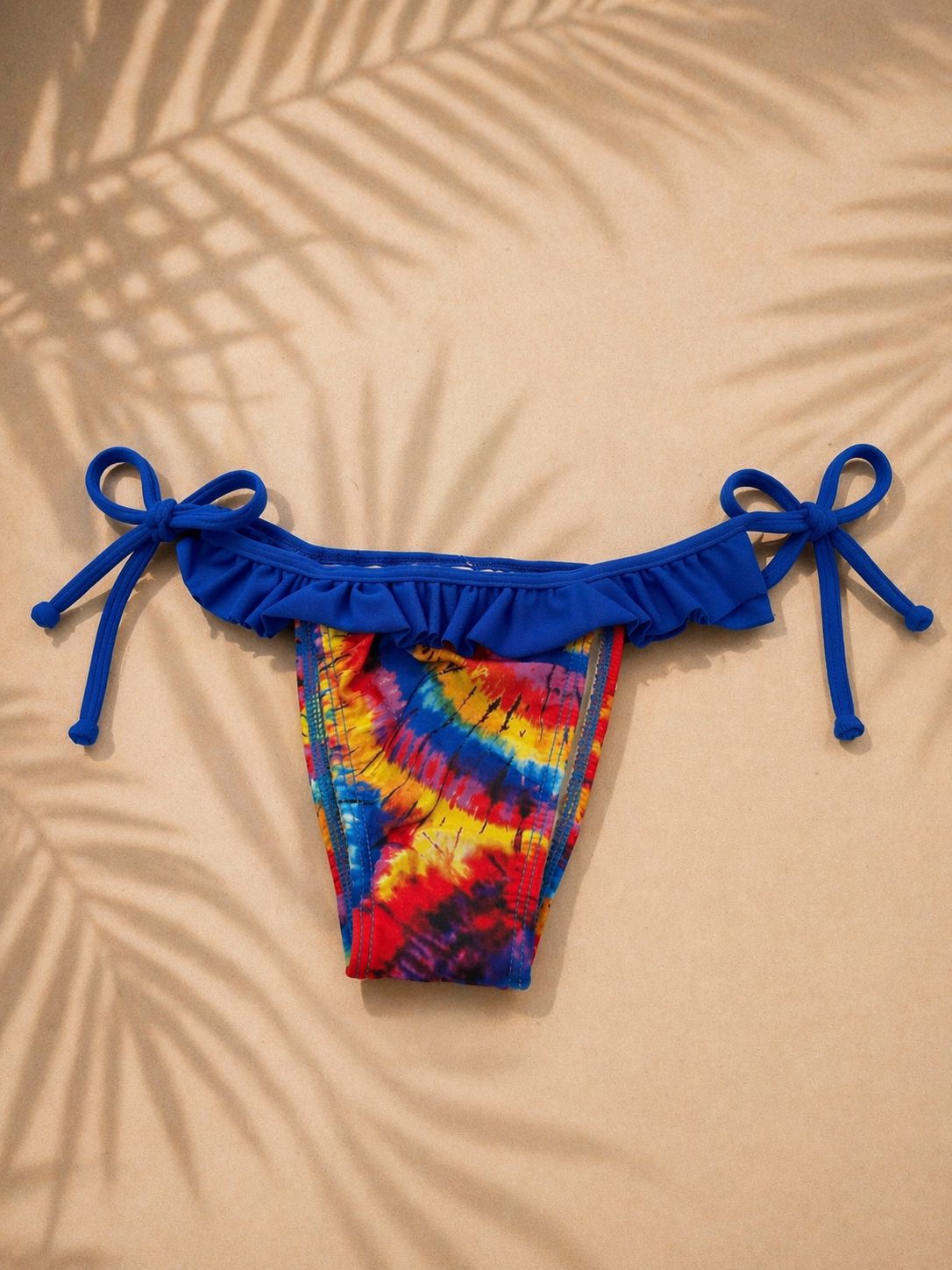 WhatsApp Image 2026-04-14 at 16.24.44 (2) CUECA DE BIQUÍNI AZUL TIE DYE COM FOLHO PONTO CHIC - Image 1