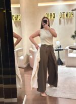 TOP BEGE BRILHO SEM MANGAS PONTO CHIC - Image 2